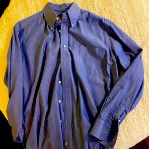 Men’s Dark Blue Button Down Shirt